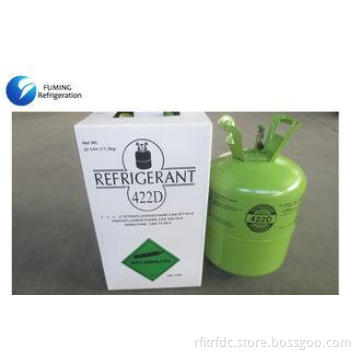 Commercial Clear R422D HFC Refrigerant CF3CH2F For Medium T